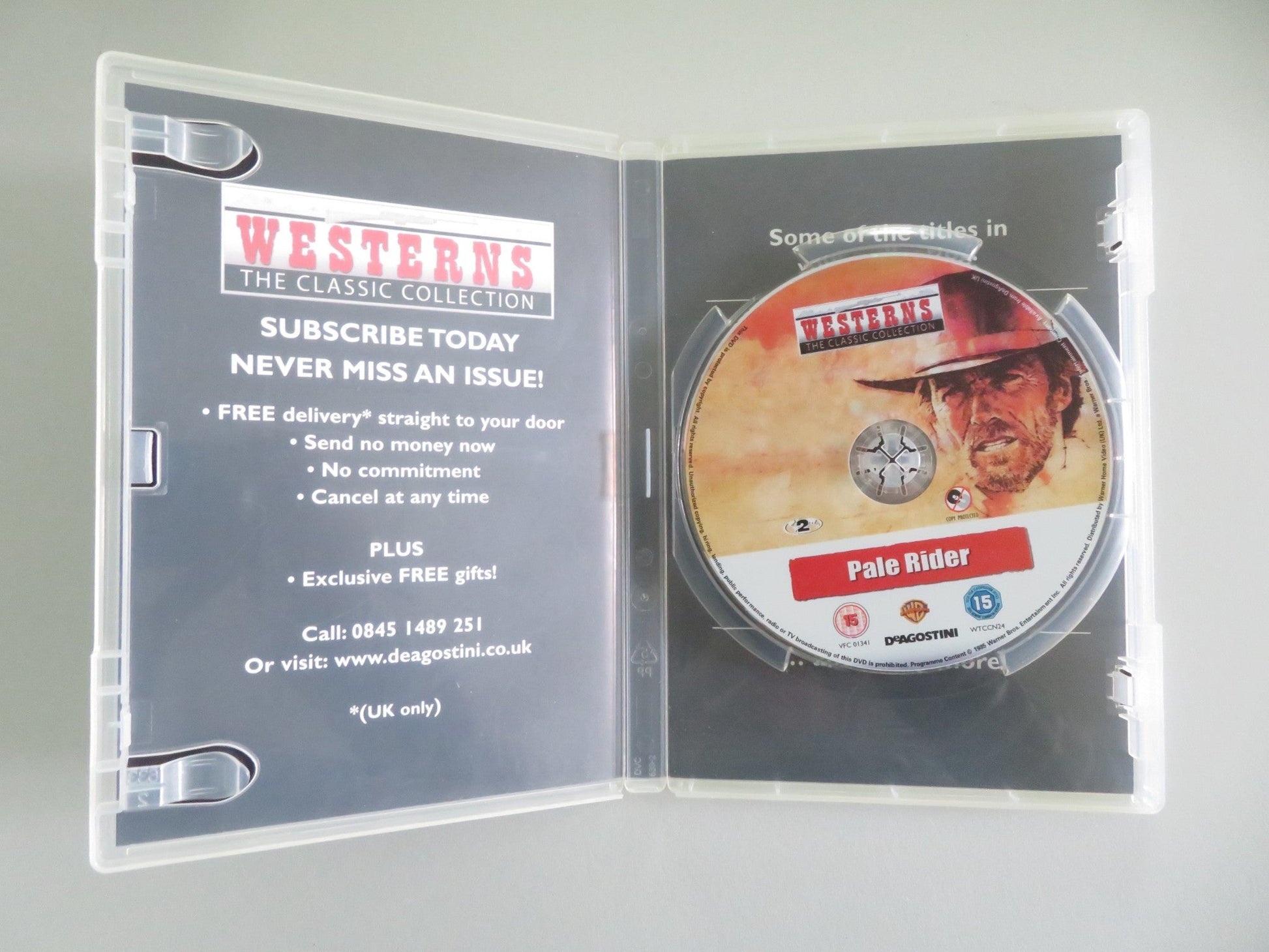 PALE RIDER - WESTERNS THE CLASSIC COLLECTION (DVD) CLINT EASTWOOD 1985 REGION 2 Movie posters