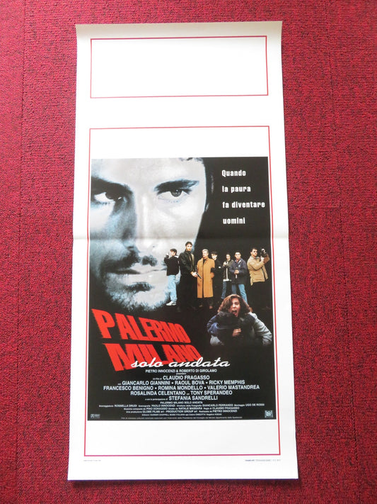 PALERMO MILANO ITALIAN LOCANDINA POSTER GIANCARLO GIANNINI RAOUL BOVA 1995 Rendezvous Cinema Movie posters