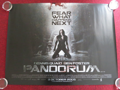 PANDORUM UK QUAD ROLLED POSTER DENNIS QUAID BEN FOSTER 2009 Rendezvous Cinema Movie posters