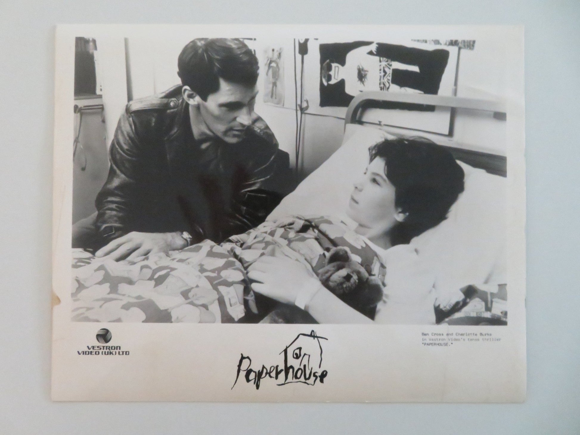 PAPERHOUSE - B MOVIE STILL PHOTO LOT OF 3 CHARLOTTE BURKE ELLIOTT SPIERS 1988 Movie posters