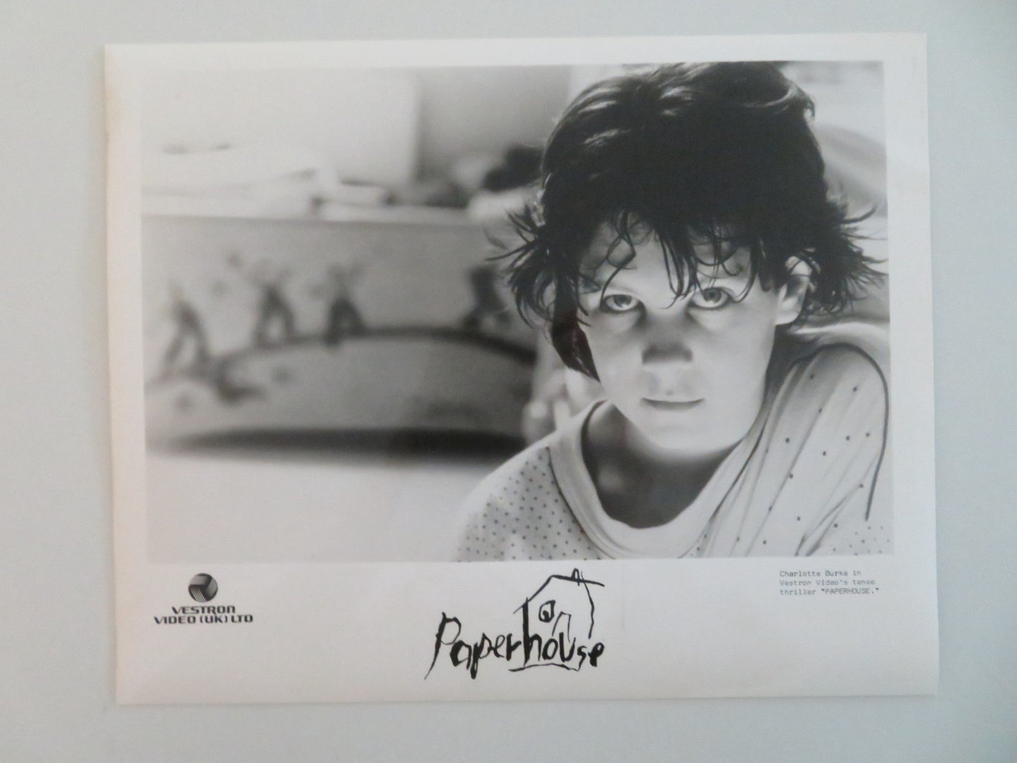 PAPERHOUSE - B MOVIE STILL PHOTO LOT OF 3 CHARLOTTE BURKE ELLIOTT SPIERS 1988 Movie posters