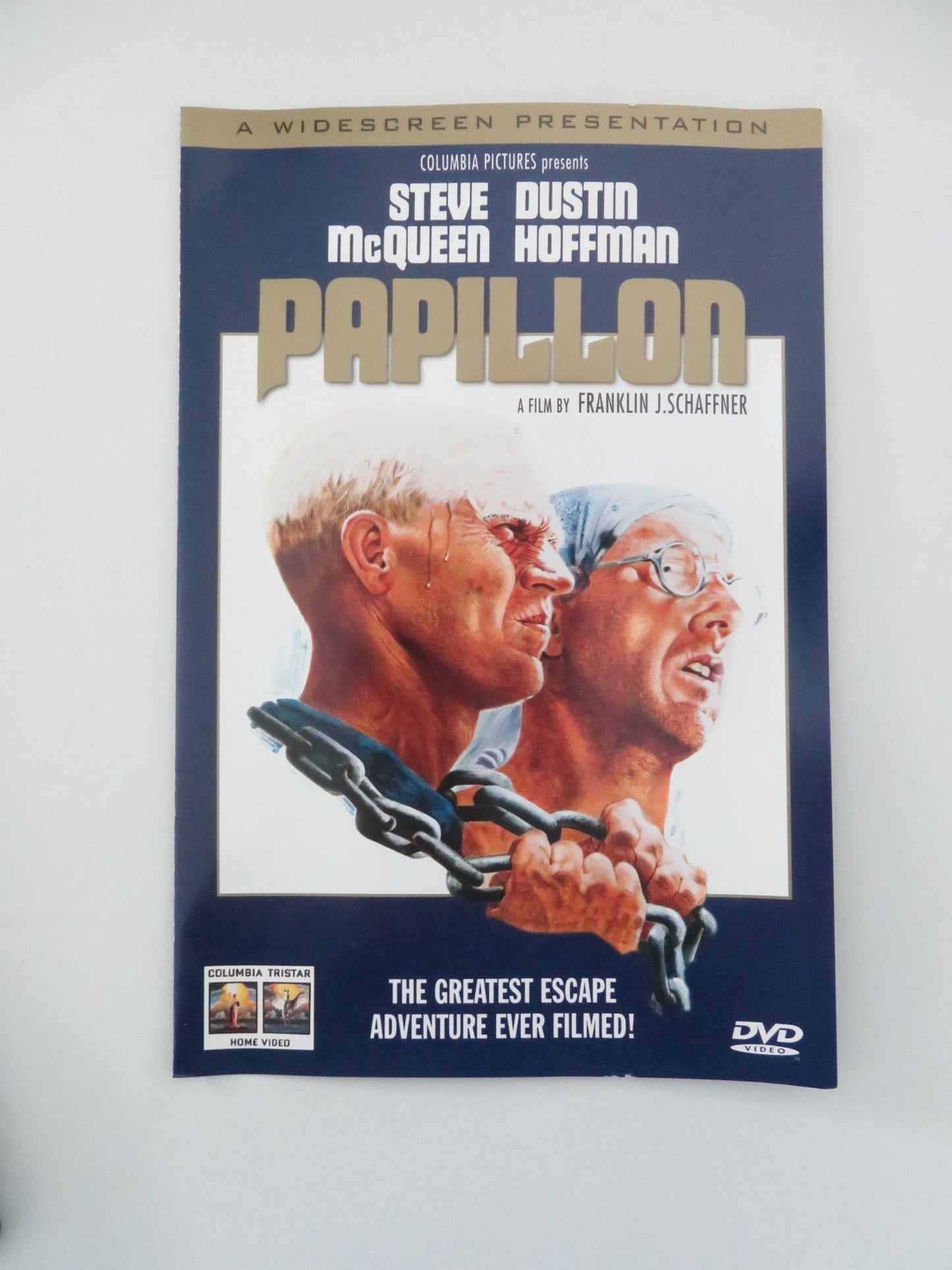 PAPILLON (DVD) STEVE MCQUEEN DUSTIN HOFFMAN 1973 REGION 2 Movie posters
