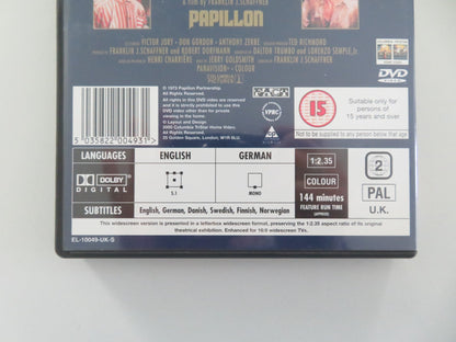 PAPILLON (DVD) STEVE MCQUEEN DUSTIN HOFFMAN 1973 REGION 2 Movie posters