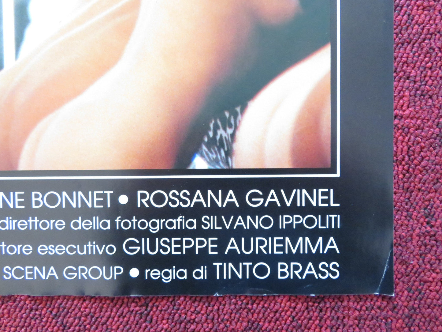 PAPRIKA - A ITALIAN FOTOBUSTA POSTER DEBORA CAPRIOGLIO STEPHANE FERRARA 1991 Rendezvous Cinema Movie posters