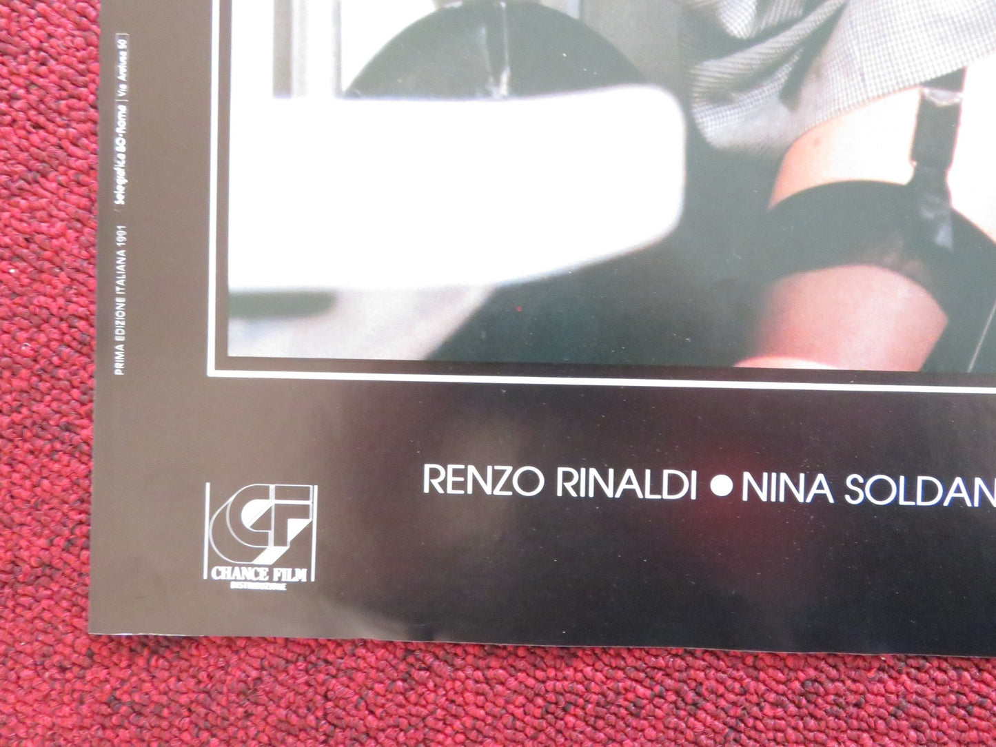 PAPRIKA - A ITALIAN FOTOBUSTA POSTER DEBORA CAPRIOGLIO STEPHANE FERRARA 1991 Rendezvous Cinema Movie posters