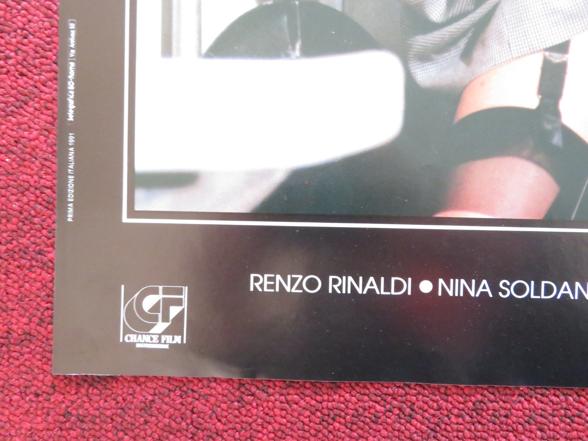 PAPRIKA - A ITALIAN FOTOBUSTA POSTER DEBORA CAPRIOGLIO STEPHANE FERRARA 1991 Rendezvous Cinema Movie posters