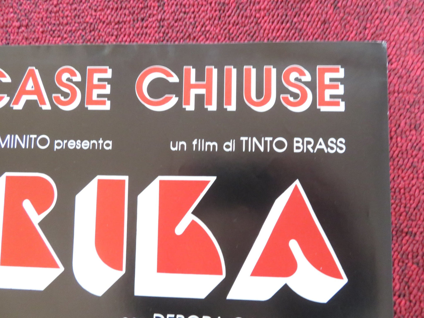 PAPRIKA - A ITALIAN FOTOBUSTA POSTER DEBORA CAPRIOGLIO STEPHANE FERRARA 1991 Rendezvous Cinema Movie posters