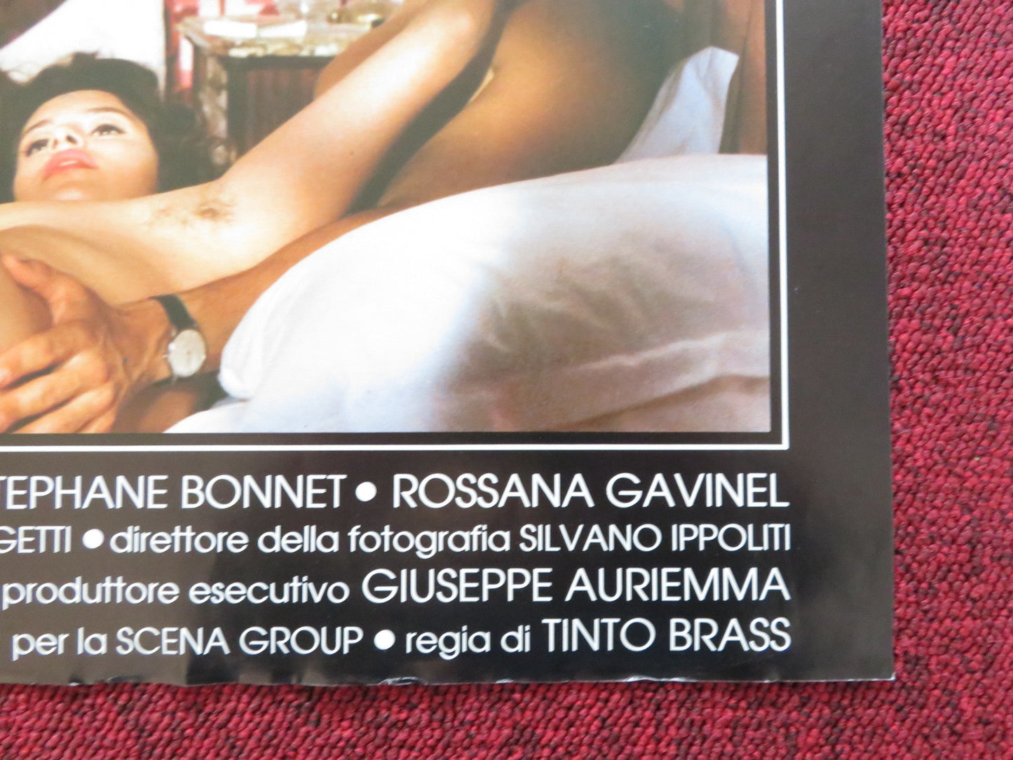 PAPRIKA - C ITALIAN FOTOBUSTA POSTER DEBORA CAPRIOGLIO STEPHANE FERRARA 1991 Rendezvous Cinema Movie posters