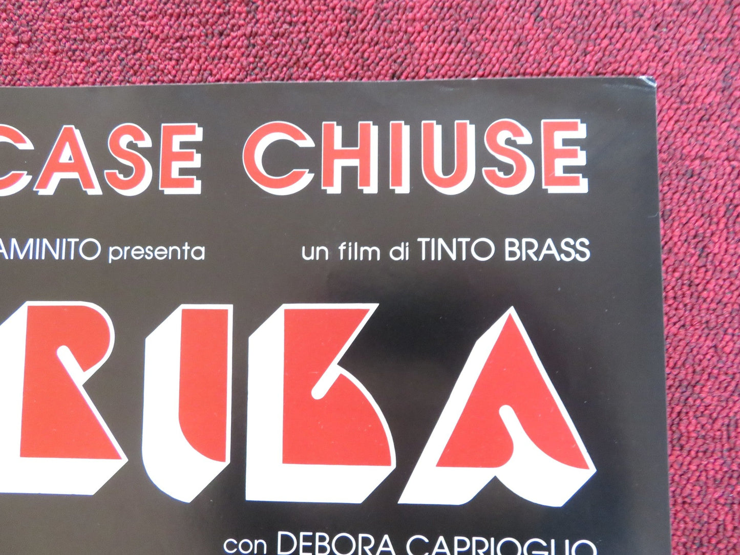 PAPRIKA - C ITALIAN FOTOBUSTA POSTER DEBORA CAPRIOGLIO STEPHANE FERRARA 1991 Rendezvous Cinema Movie posters