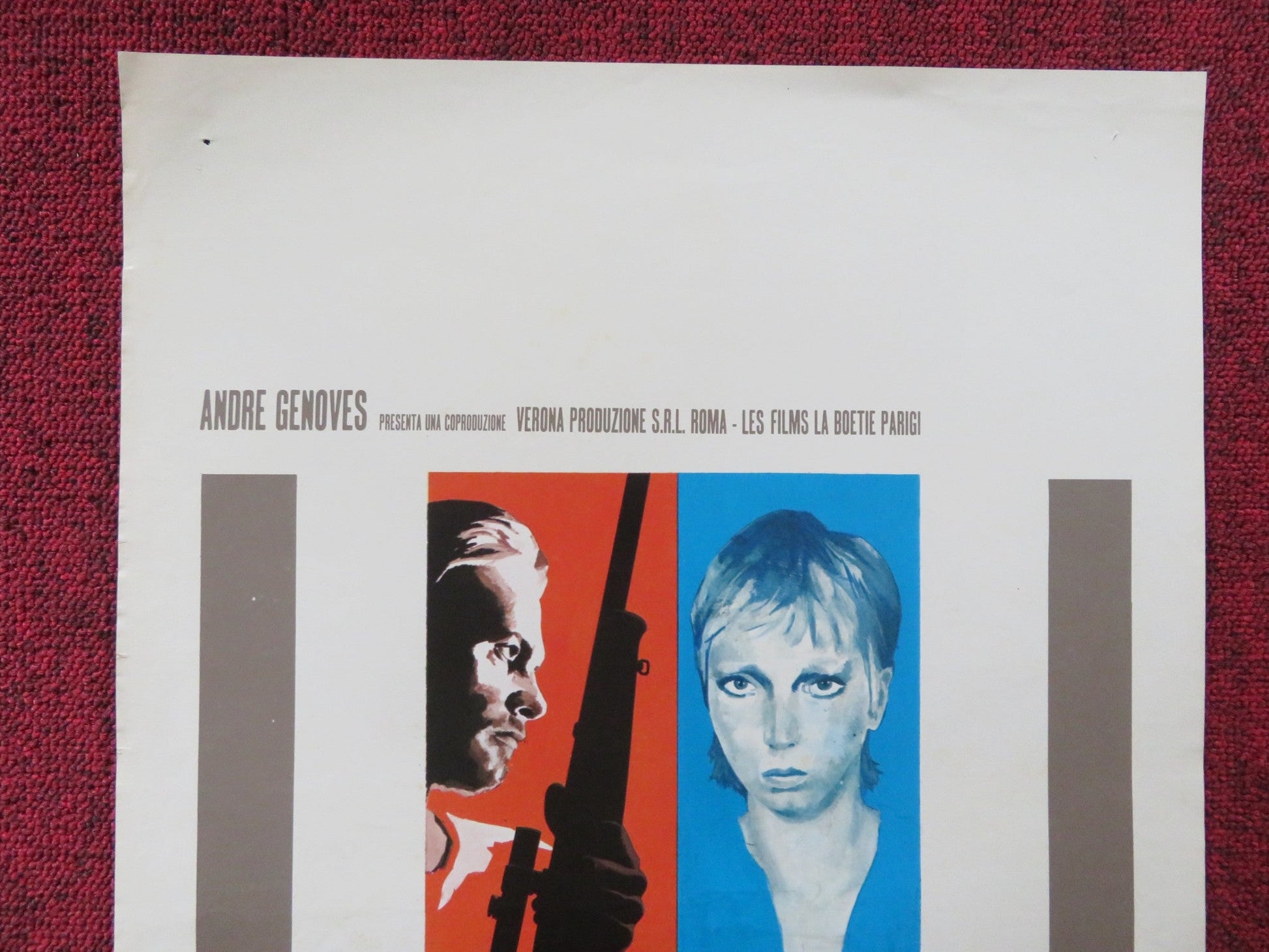 PAR LE SANG DES AUTRES ITALIAN LOCANDINA POSTER YVES BENEYTON F. BLANCHE 1974 Rendezvous Cinema Movie posters