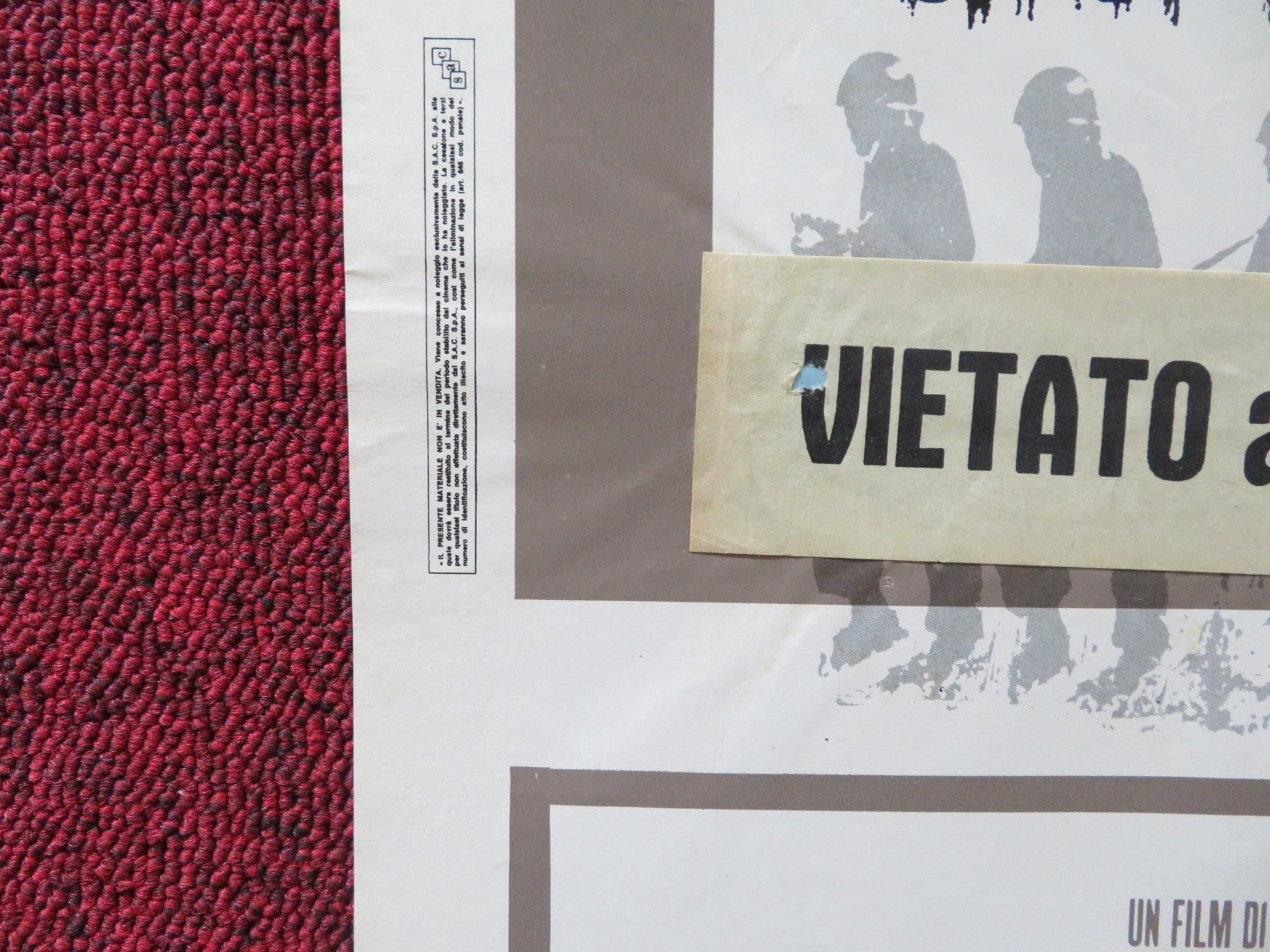 PAR LE SANG DES AUTRES ITALIAN LOCANDINA POSTER YVES BENEYTON F. BLANCHE 1974 Rendezvous Cinema Movie posters