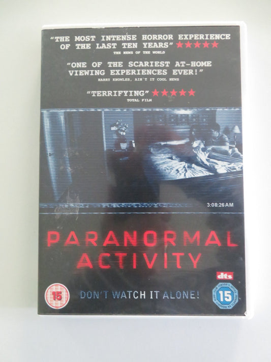 PARANORMAL ACTIVITY (DVD) KATIE FEATHERSTON MICAH SLOAT 2007 REGION 2 Movie posters