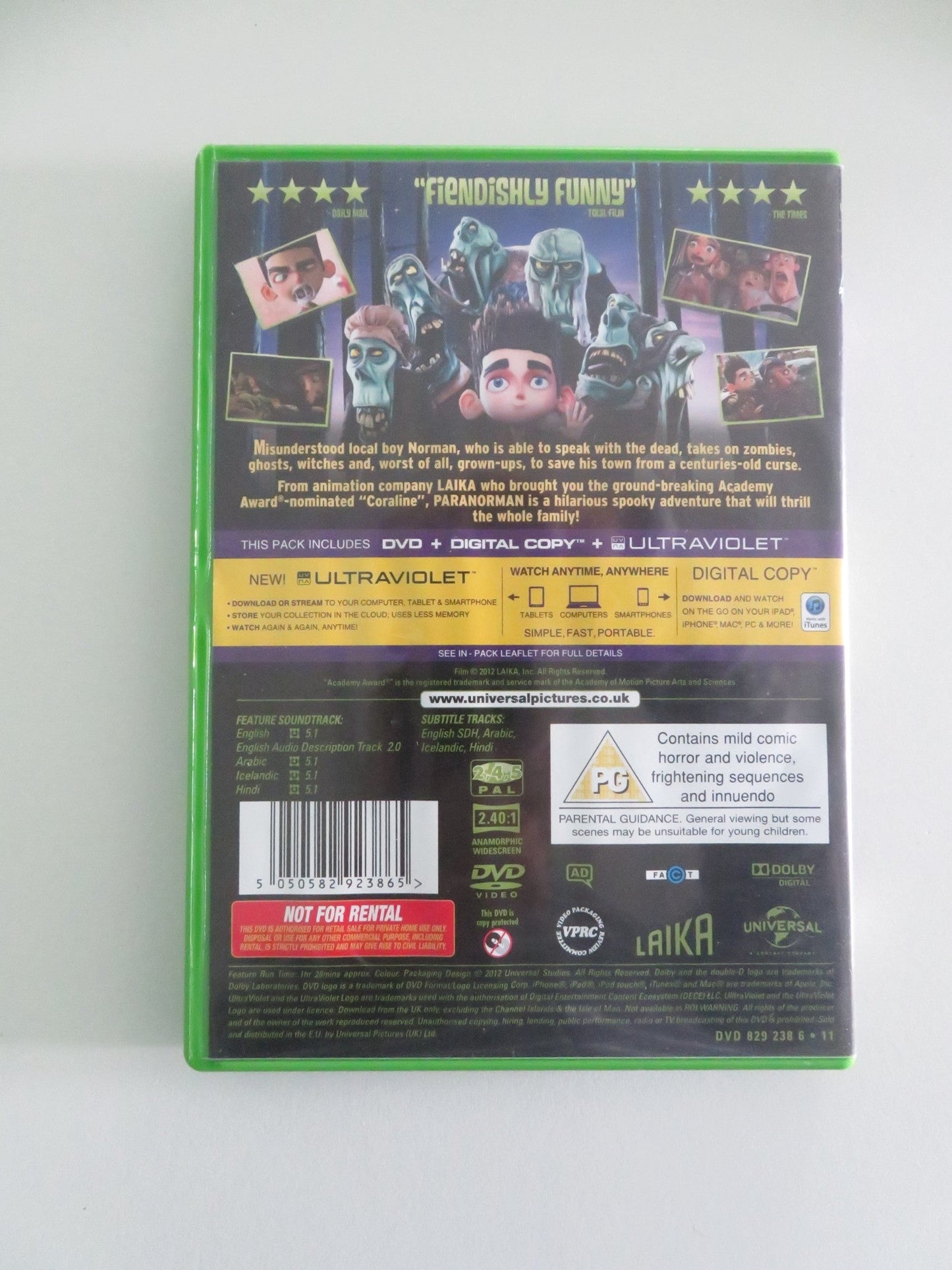 PARANORMAN (DVD) CASEY AFFLECK ANNA KENDRICK 2012 REGION 2, 4, 5 Movie posters