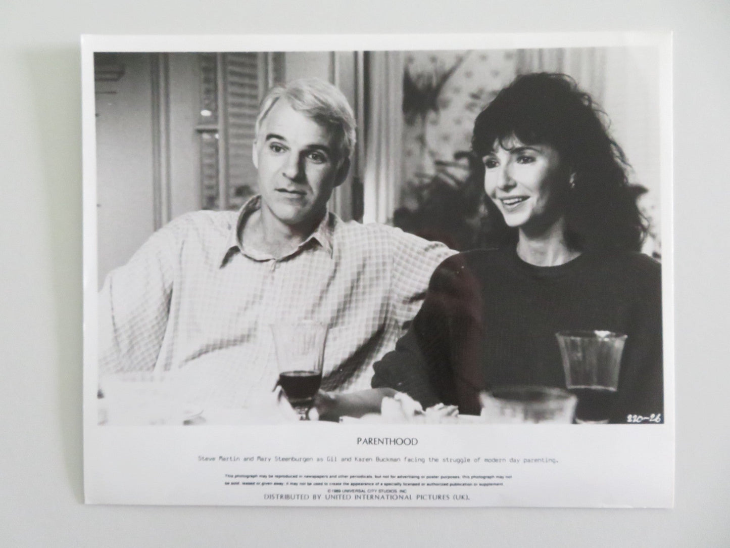 PARENTHOOD - B MOVIE STILL PHOTO LOT OF 4 STEVE MARTIN MARY STEENBURGEN 1989 Movie posters