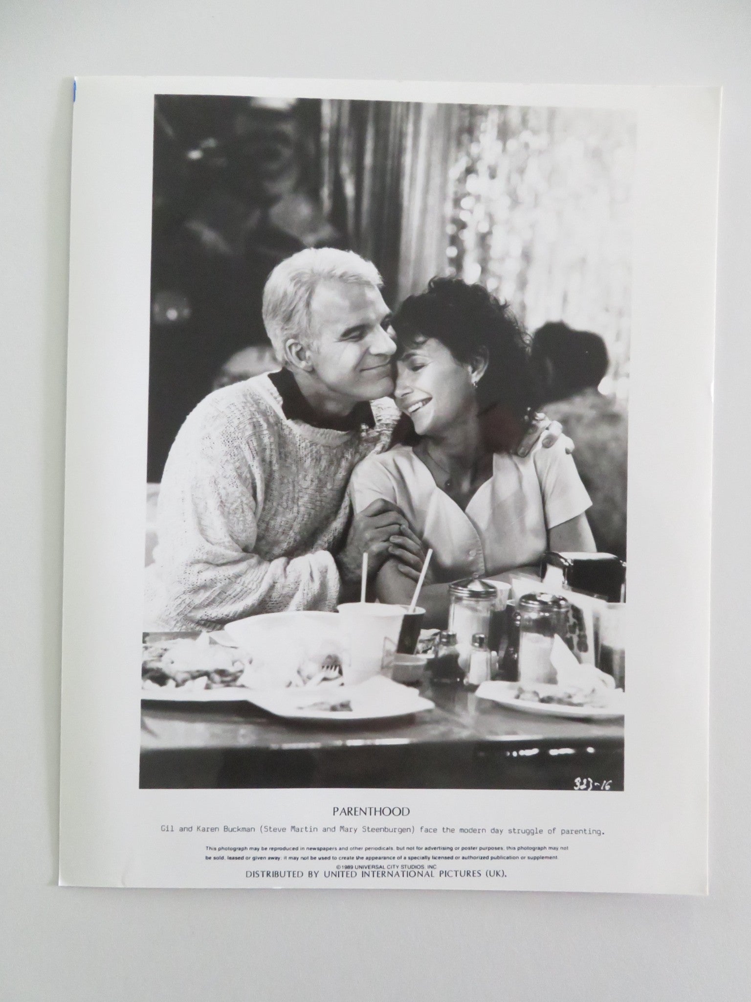 PARENTHOOD - B MOVIE STILL PHOTO LOT OF 4 STEVE MARTIN MARY STEENBURGEN 1989 Movie posters