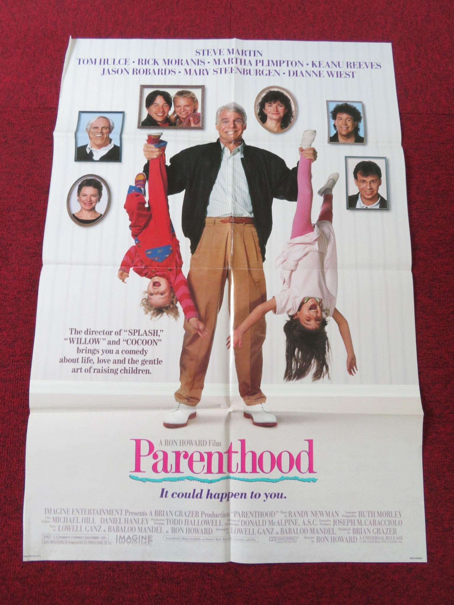 PARENTHOOD FOLDED US ONE SHEET POSTER STEVE MARTIN RICK MORANIS 1989 Rendezvous Cinema Movie posters