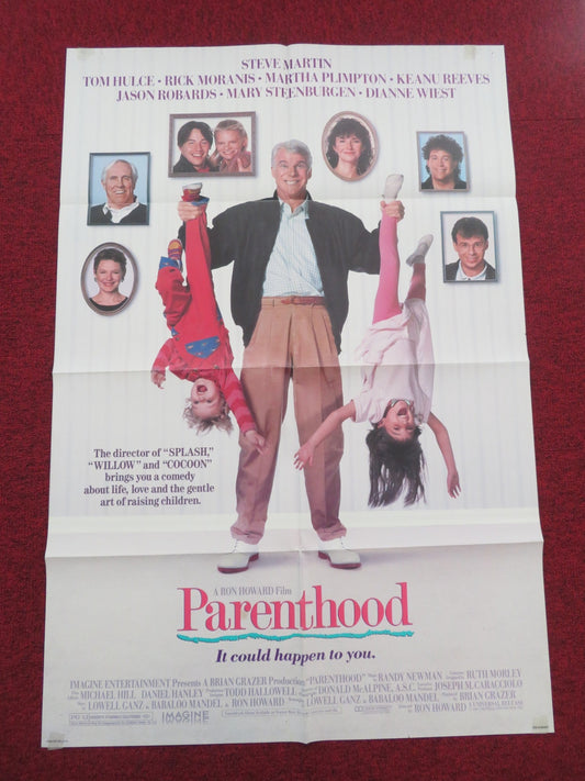 Parenthood Folded US One Sheet Poster Steve Martin Rick Moranis 1989 Movie posters
