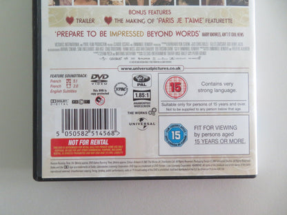 PARIS, JE T'AIME (DVD) JULIETTE BINOCHE STEVE BUSCEMI 2006 REGION 2 Movie posters
