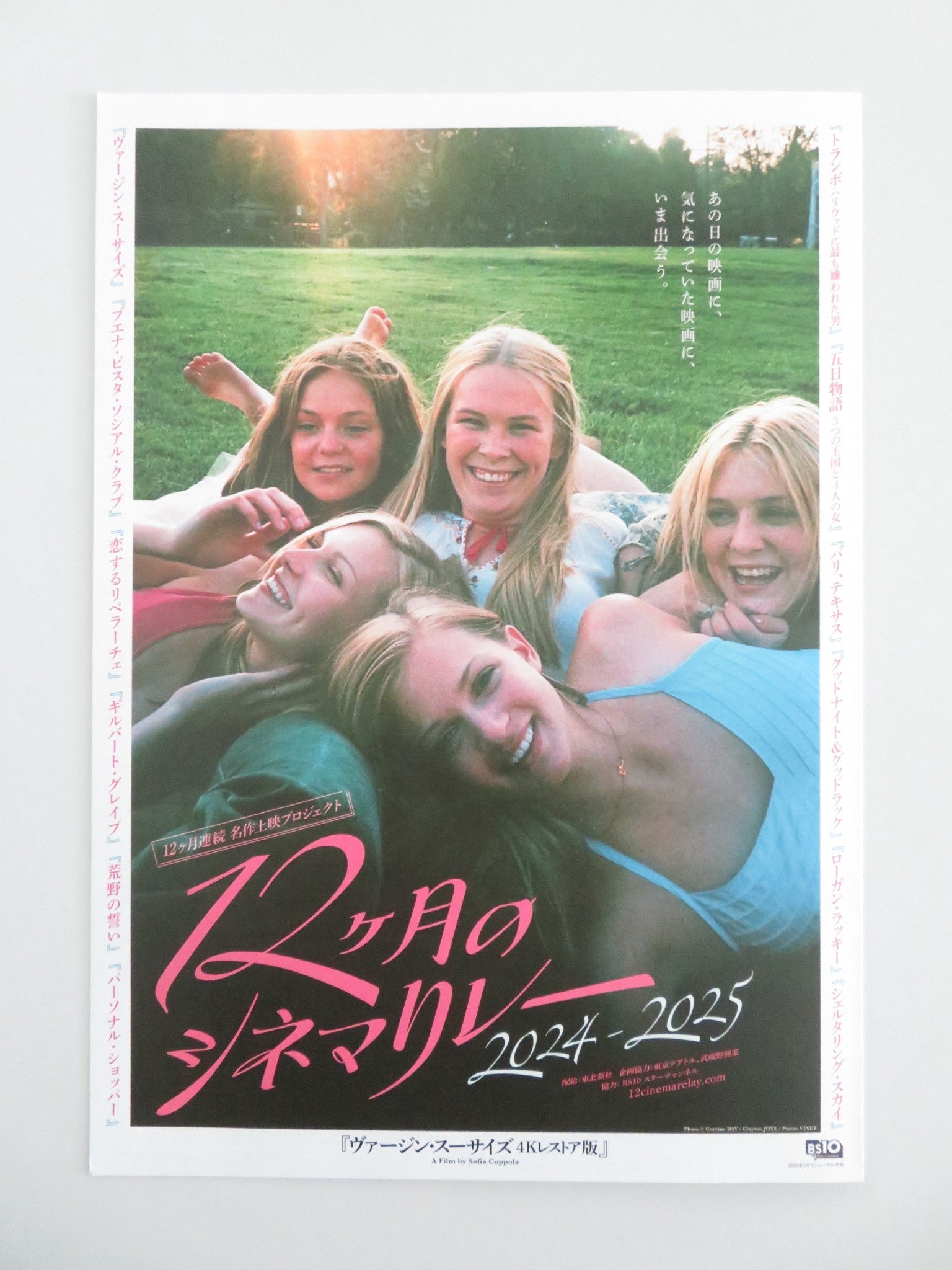 Paris, Texas & The Virgin Suicides Japanese Chirashi (B5) Poster Stanton R2024 Movie posters