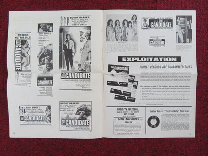 PARTY GIRLS FOR THE CANDIDATE UNCUT PRESS BOOK FOLDED MAMIE VAN DOREN 1964 Rendezvous Cinema Movie posters