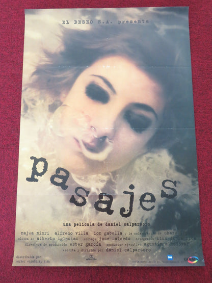PASAJES SPANISH POSTER ROLLED NAJWA NIMRI ALFREDO VILLA 1996 Movie posters