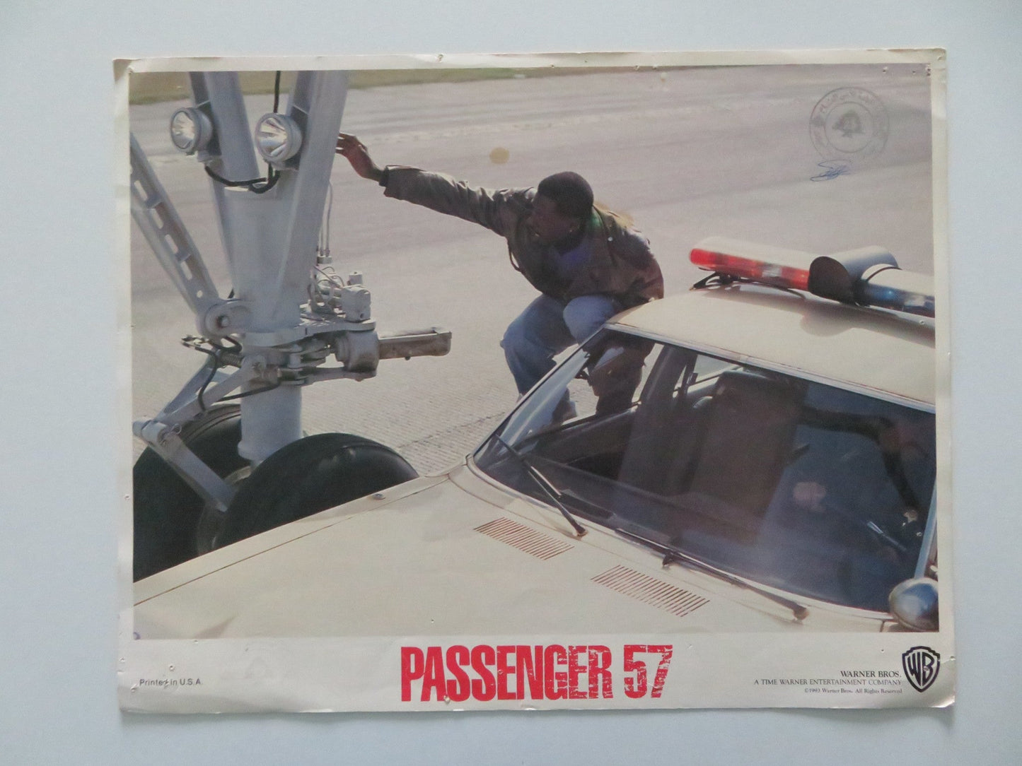 PASSENGER 57 - B US LOBBY CARD WESLEY SNIPES BRUCE PAYNE 1993 Rendezvous Cinema Movie posters