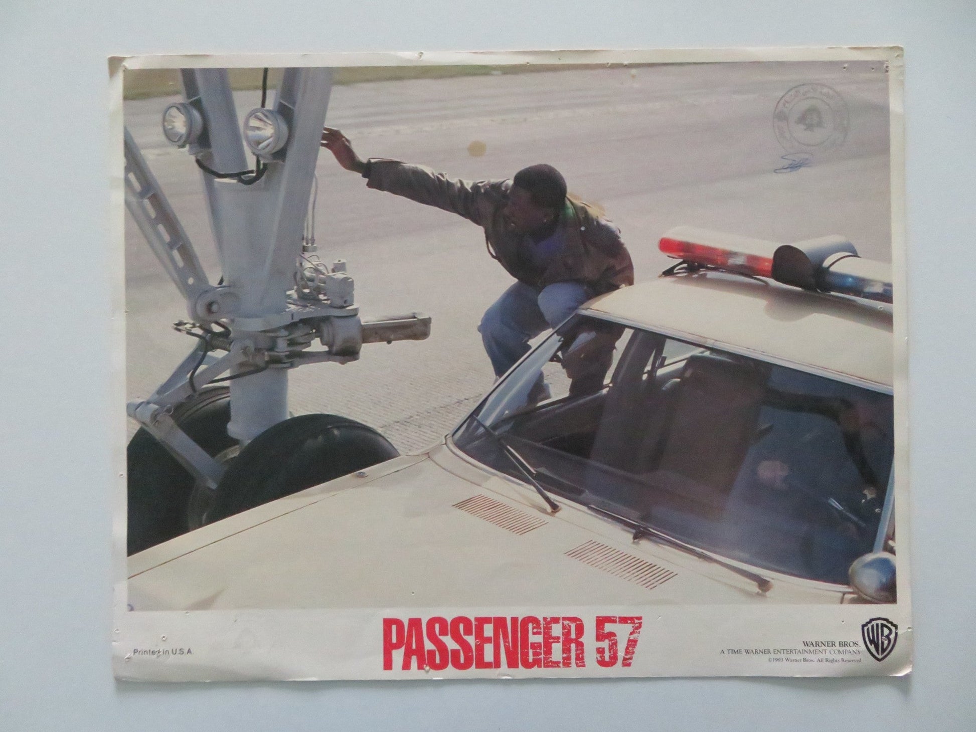 PASSENGER 57 - B US LOBBY CARD WESLEY SNIPES BRUCE PAYNE 1993 Rendezvous Cinema Movie posters