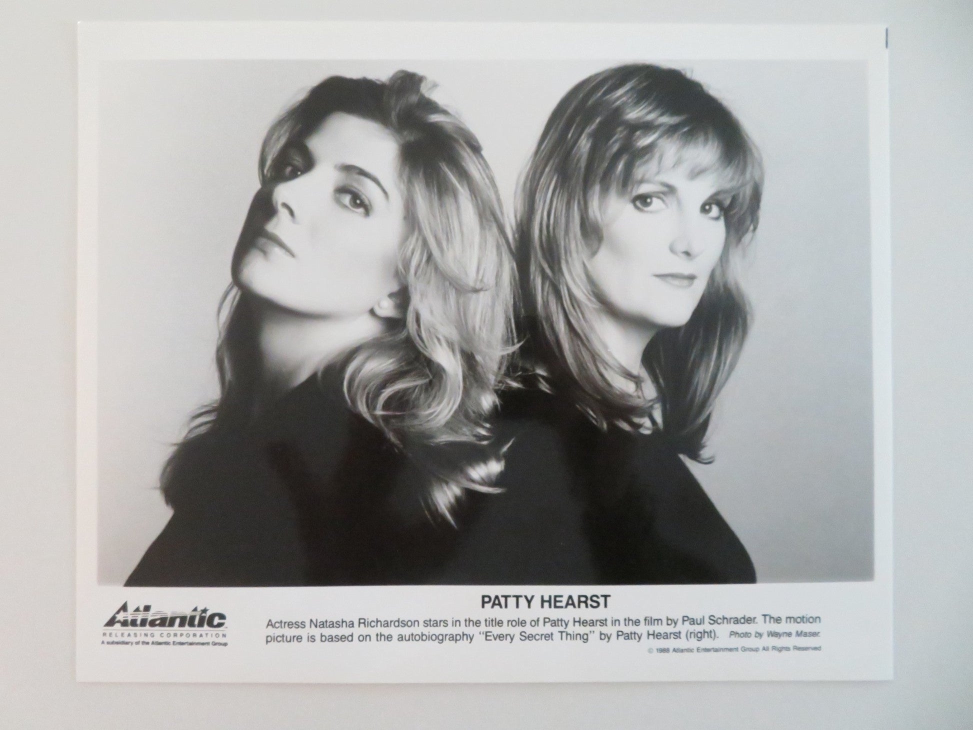 PATTY HEARST MOVIE STILL PHOTO LOT OF 5 NATASHA RICHARDSON WILLIAM FORSYTHE 1988 Movie posters