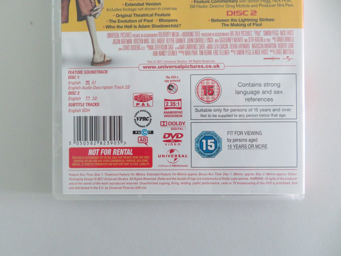 PAUL - PROBED 2 DISC EDITION (DVD) SIMON PEGG NICK FROST 2011 REGION 2, 4, 5 Movie posters