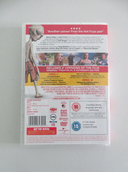 PAUL - PROBED 2 DISC EDITION (DVD) SIMON PEGG NICK FROST 2011 REGION 2, 4, 5 Movie posters