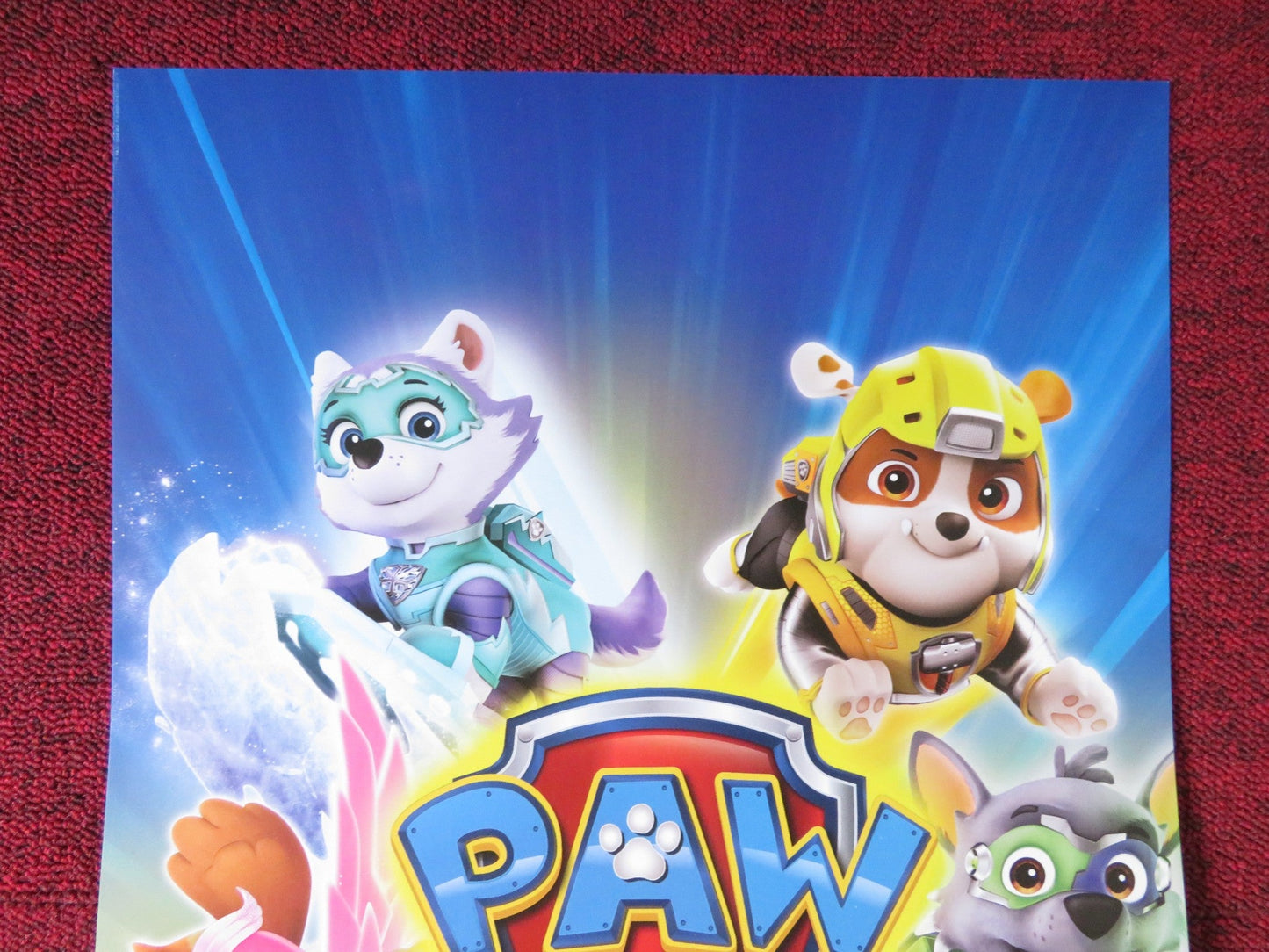 PAW PATROL: READY, RACE, RESCUE! ITALIAN LOCANDINA POSTER JULIUS CHO 2019 Rendezvous Cinema Movie posters