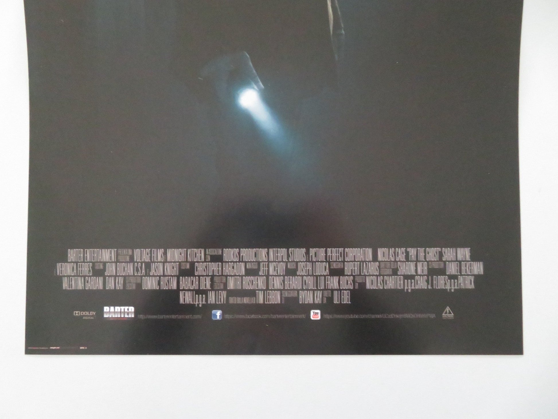 PAY THE GHOST ITALIAN LOCANDINA POSTER NICOLAS CAGE SARAH WAYNE CALLIES 2015 Movie posters