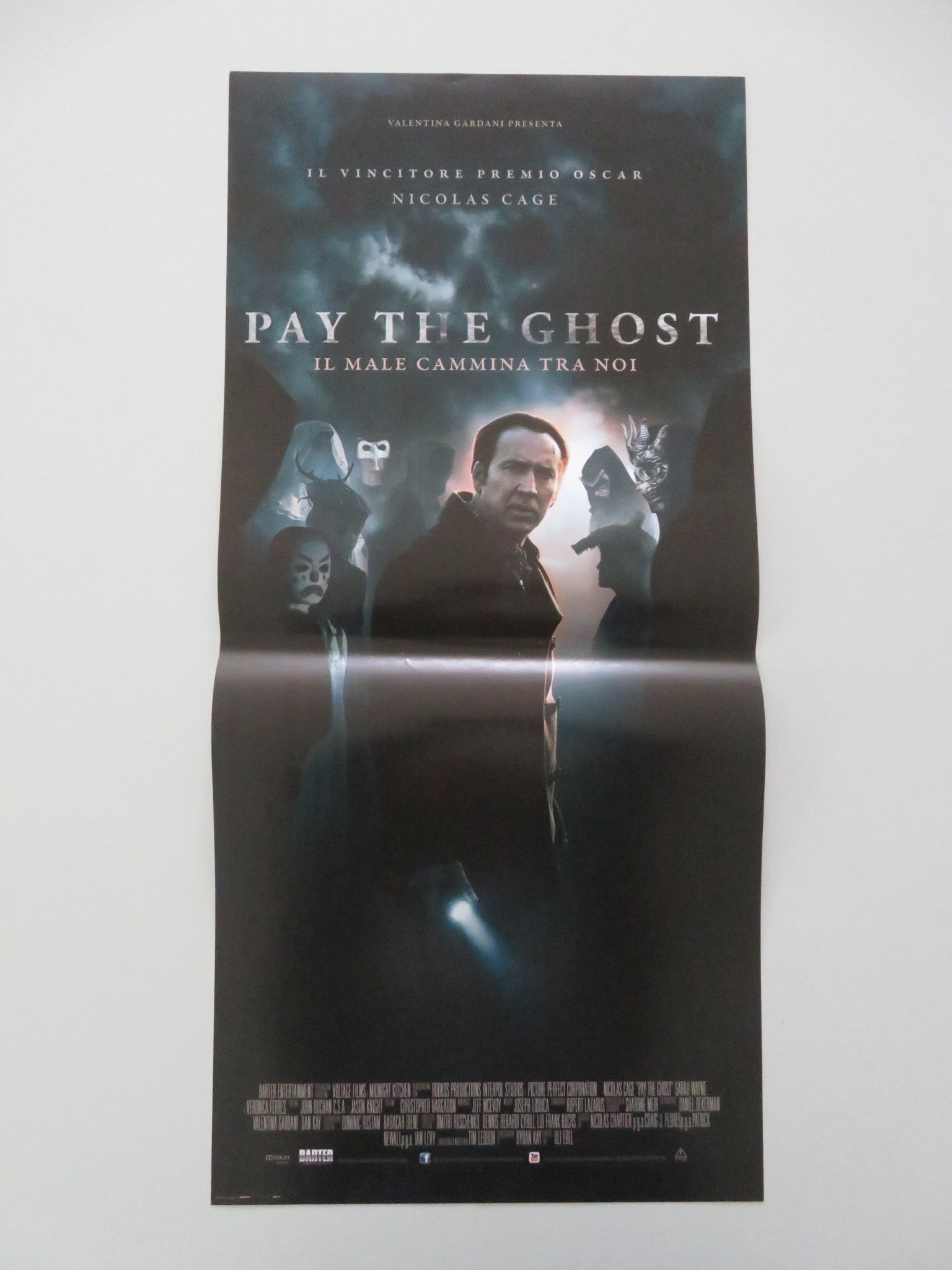 PAY THE GHOST ITALIAN LOCANDINA POSTER NICOLAS CAGE SARAH WAYNE CALLIES 2015 Movie posters