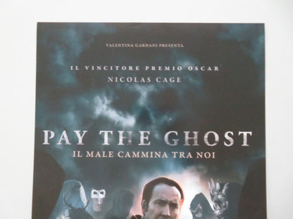 PAY THE GHOST ITALIAN LOCANDINA POSTER NICOLAS CAGE SARAH WAYNE CALLIES 2015 Movie posters