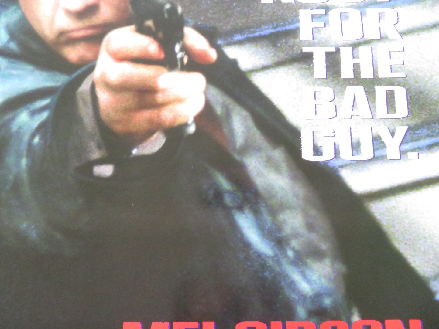 PAYBACK US ONE SHEET ROLLED POSTER MEL GIBSON GREGG HENRY 1999 Rendezvous Cinema Movie posters