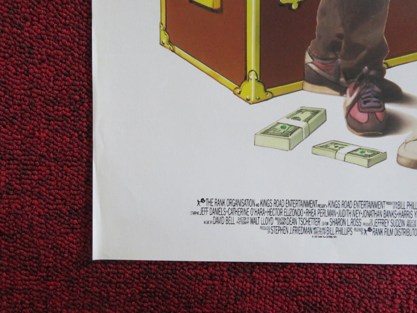 PAYDIRT VHS VIDEO POSTER JEFF DANIELS CATHERINE O'HARA 1992 Rendezvous Cinema Movie posters