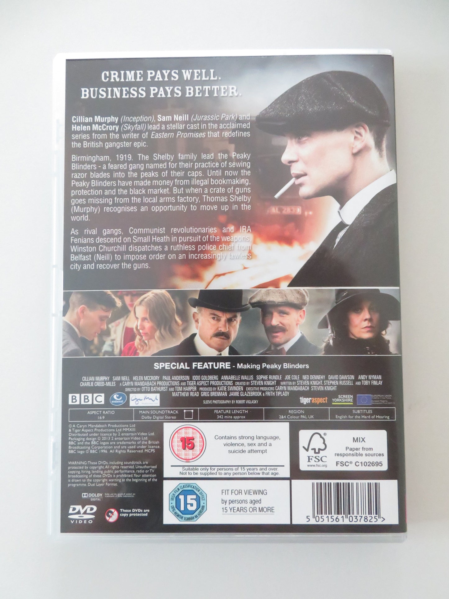Peaky Blinders (DVD) Cillian Murphy Sam Neill Helen McCrory 2013 Region 2 + 4 Movie posters