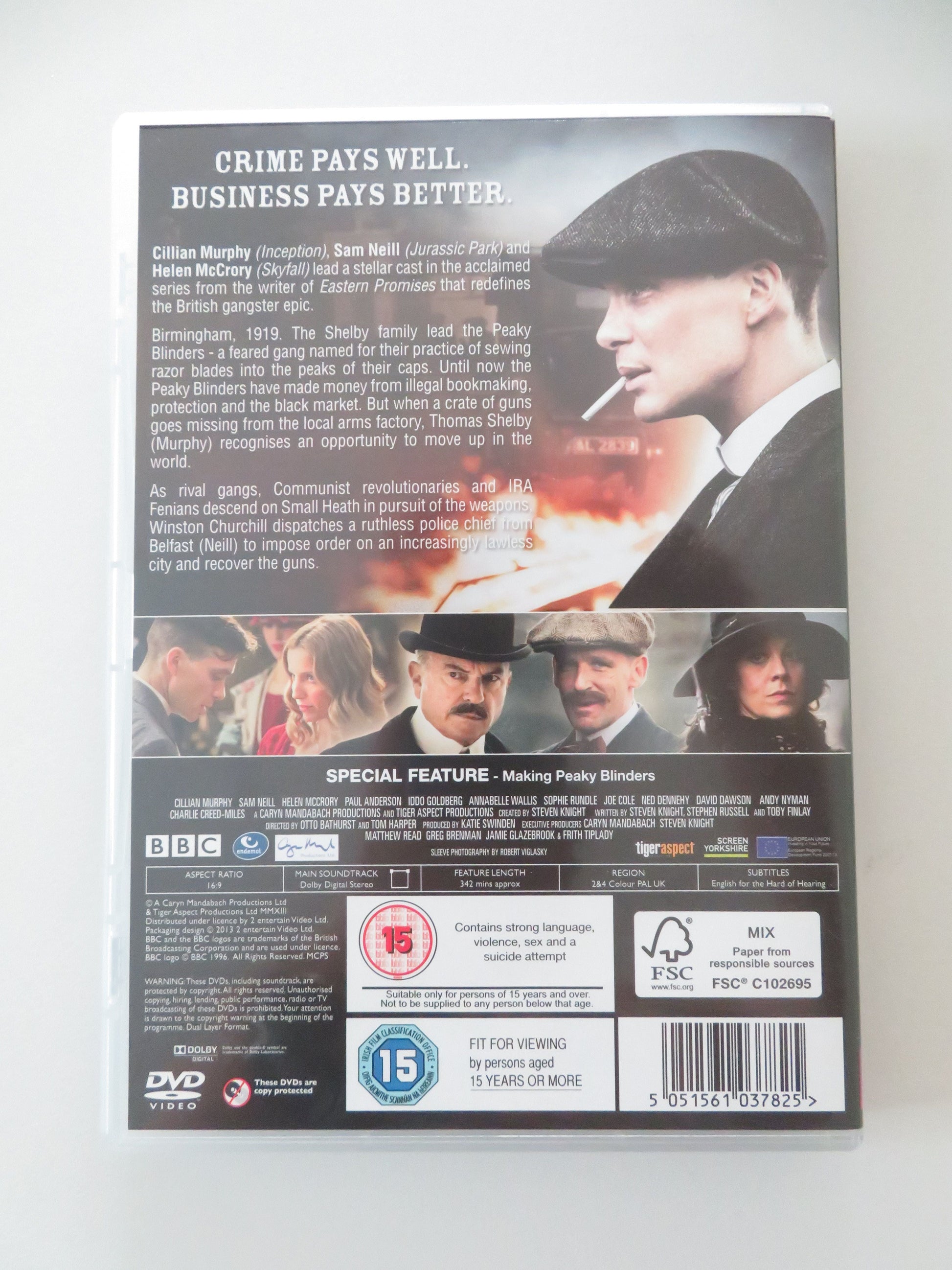 Peaky Blinders (DVD) Cillian Murphy Sam Neill Helen McCrory 2013 Region 2 + 4 Movie posters