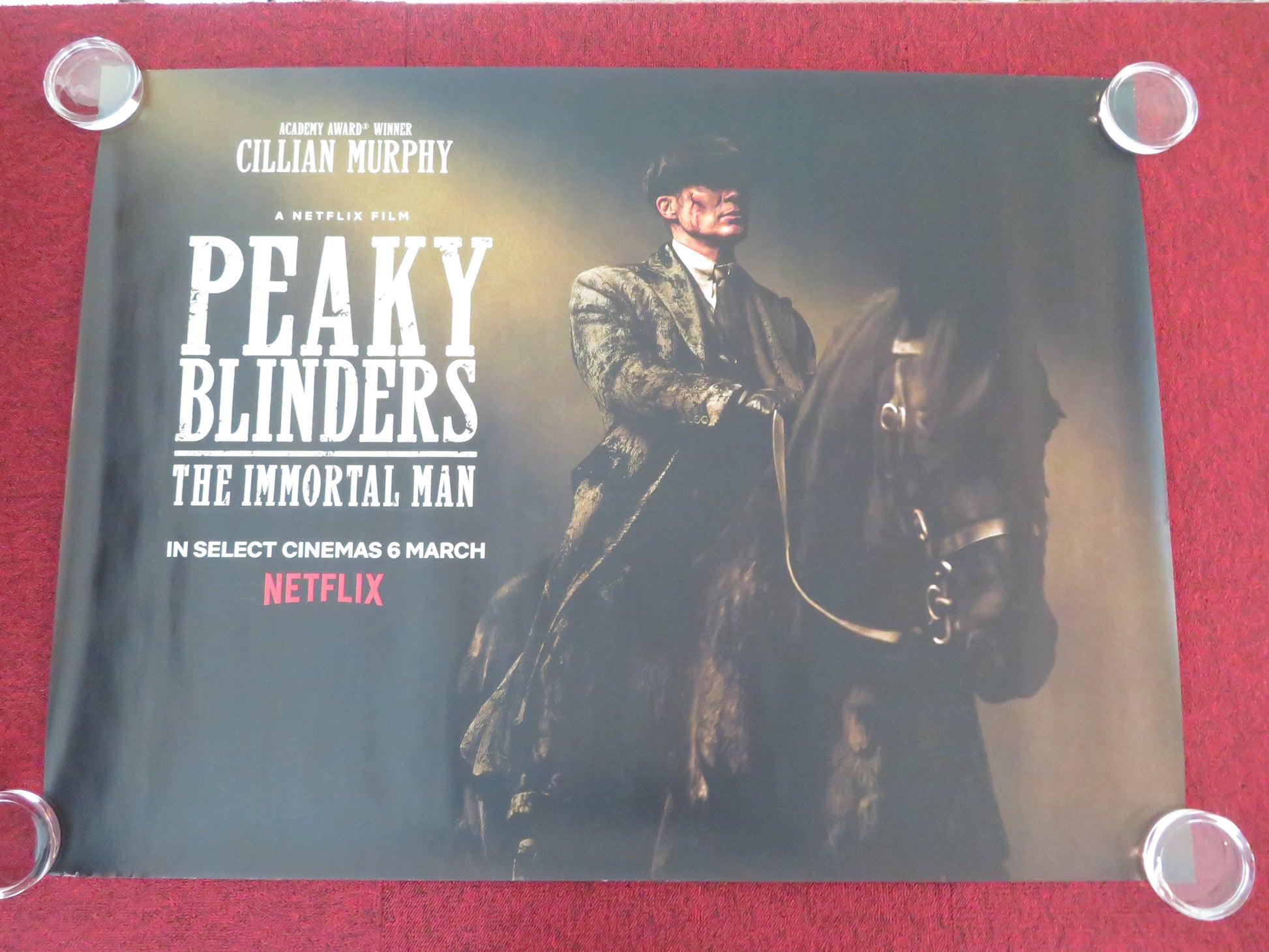 Peaky Blinders: The Immortal Man UK Quad Rolled Poster Cillian Murphy 2026 Movie posters
