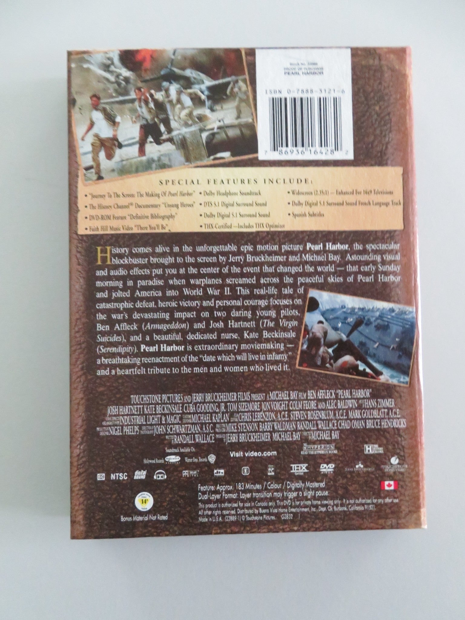 PEARL HARBOR - 60TH ANNIVERSARY COMMEMORATIVE EDITION (DVD) 2001 REGION 1 Movie posters