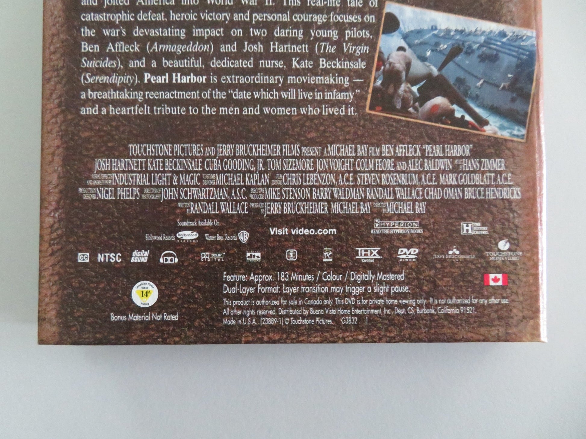PEARL HARBOR - 60TH ANNIVERSARY COMMEMORATIVE EDITION (DVD) 2001 REGION 1 Movie posters