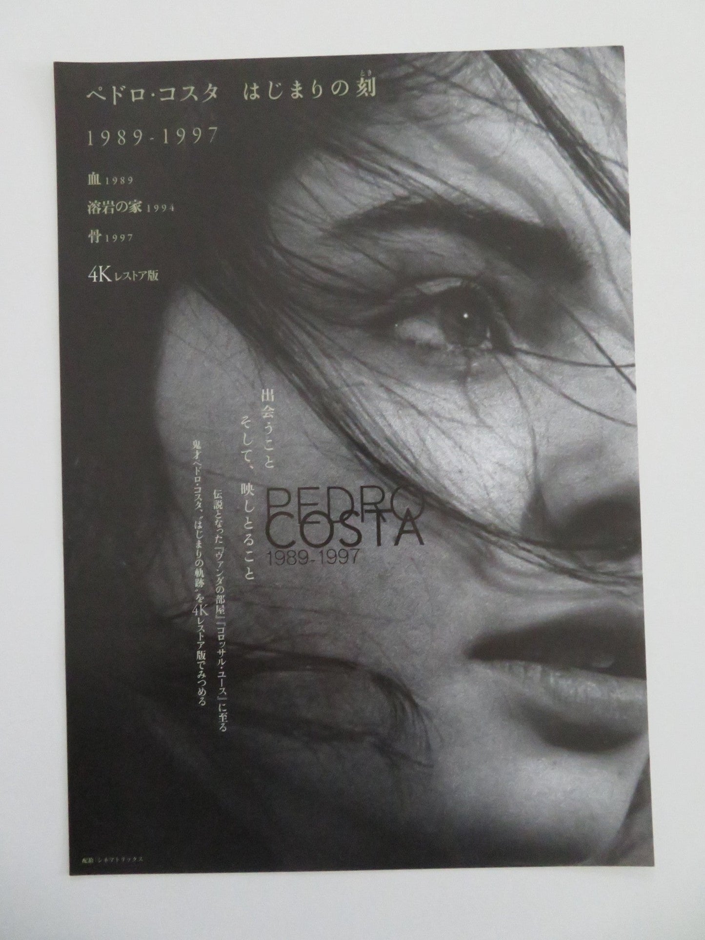 PEDRO COSTA MOVIE RETROSPECTIVE JAPANESE CHIRASHI (B5) POSTER VANDA DUARTE 2026 Movie posters