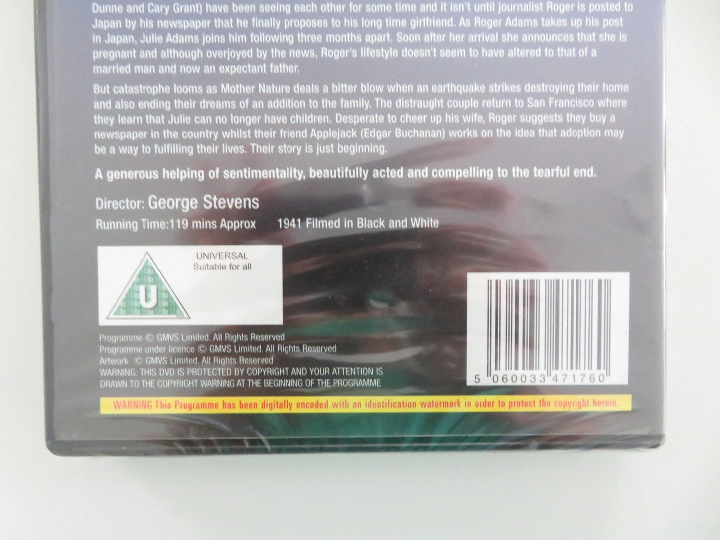 PENNY SERENADE (DVD) CARY GRANT IRENE DUNNE 1941 REGION 2 Movie posters