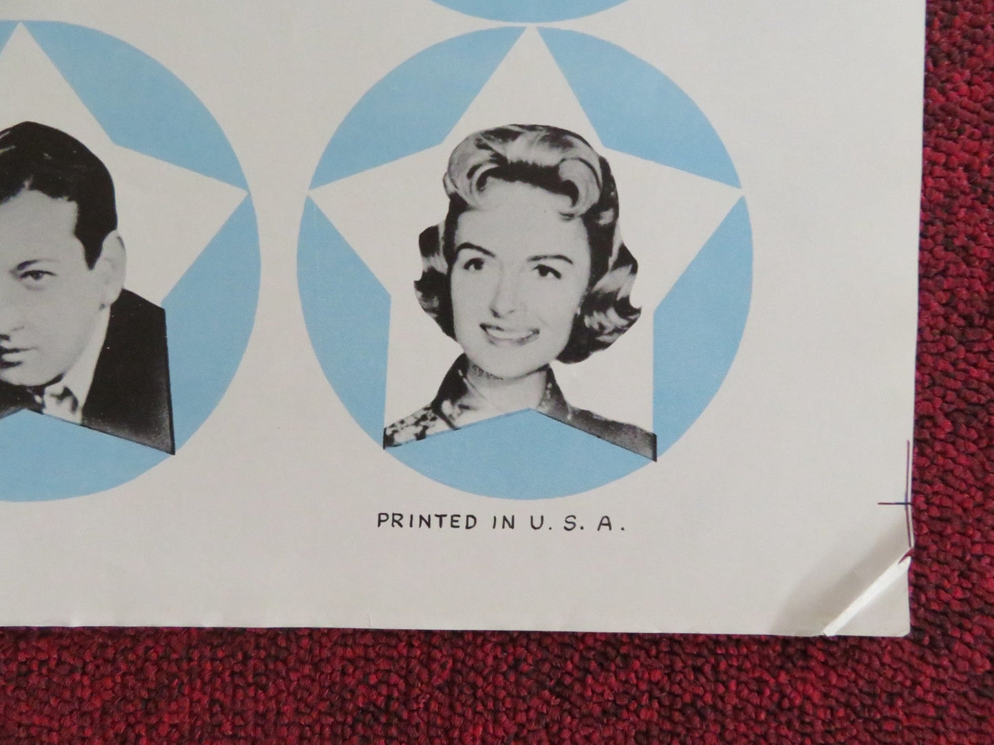 PEPE FOLDED US ONE SHEET POSTER CANTINFLAS BING CROSBY BOBBY DARIN 1960 Rendezvous Cinema Movie posters