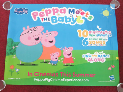 PEPPA MEETS THE BABY UK QUAD ROLLED POSTER MORWENNA BANKS HARRIETTE COX 2025 Movie posters