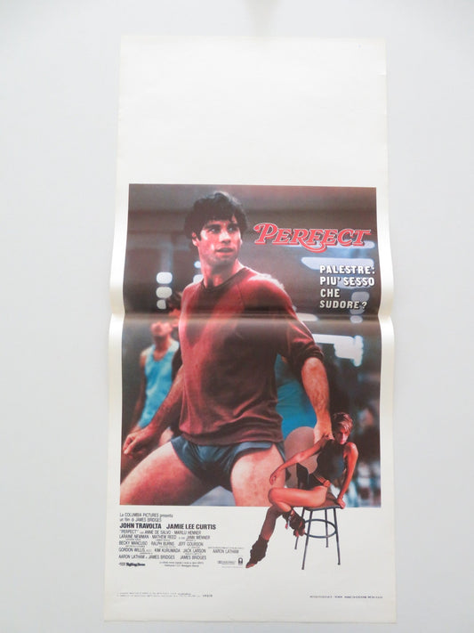 PERFECT ITALIAN LOCANDINA POSTER JOHN TRAVOLTA JAMIE LEE CURTIS 1985 Movie posters