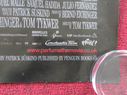 PERFUME: THE STORY OF A MURDERER UK QUAD ROLLED POSTER BEN WHISHAW RICKMAN 2006 Rendezvous Cinema Movie posters