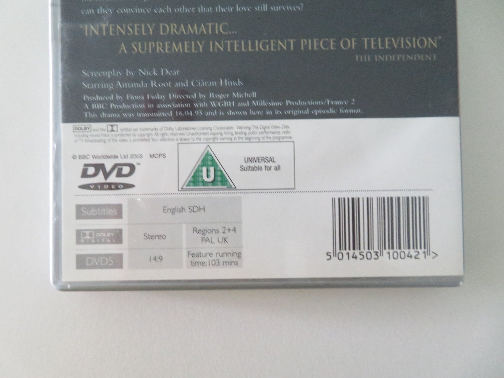 PERSUASION (DVD) AMANDA ROOT CIARAN HINDS 1995 REGION 2, 4 Movie posters