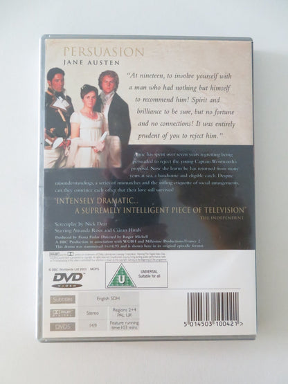 PERSUASION (DVD) AMANDA ROOT CIARAN HINDS 1995 REGION 2, 4 Movie posters