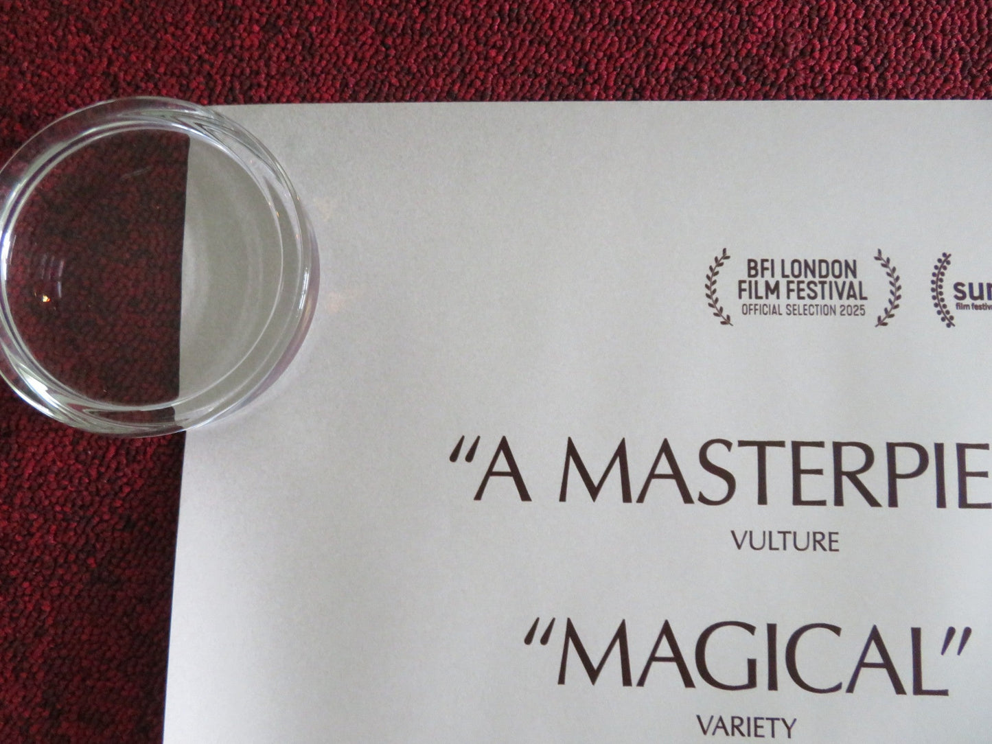 PETER HUJAR'S DAY UK QUAD ROLLED POSTER REBECCA HALL BEN WHISHAW 2025 Movie posters